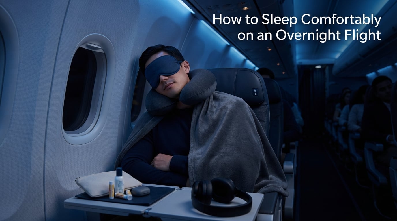 How to Sleep Comfortably on an Overnight Flight