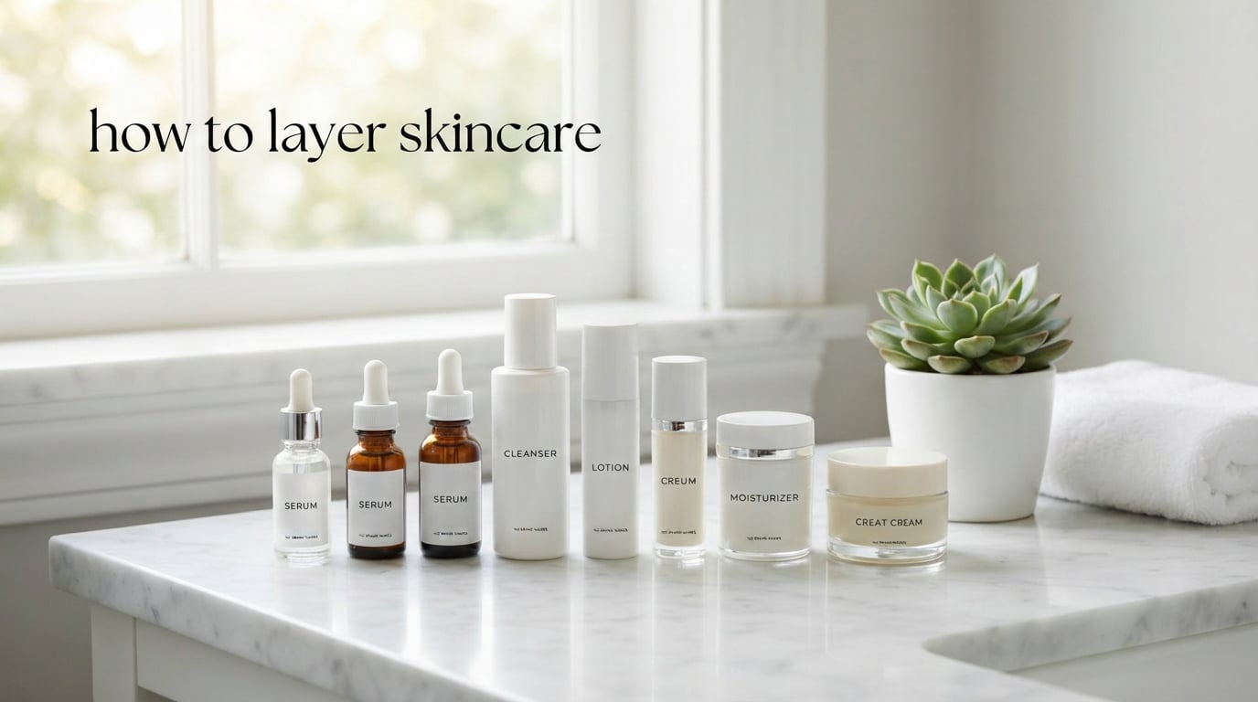 how to layer skincare