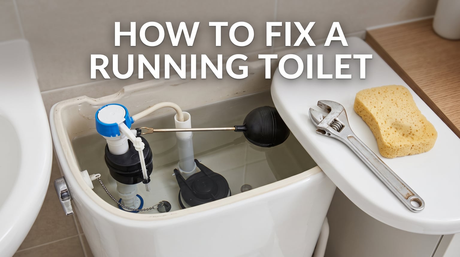 how to fix a running toilet