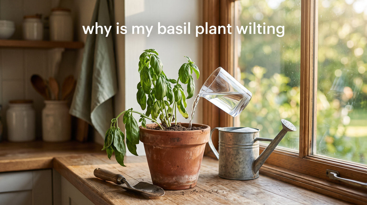 why is my basil plant wilting