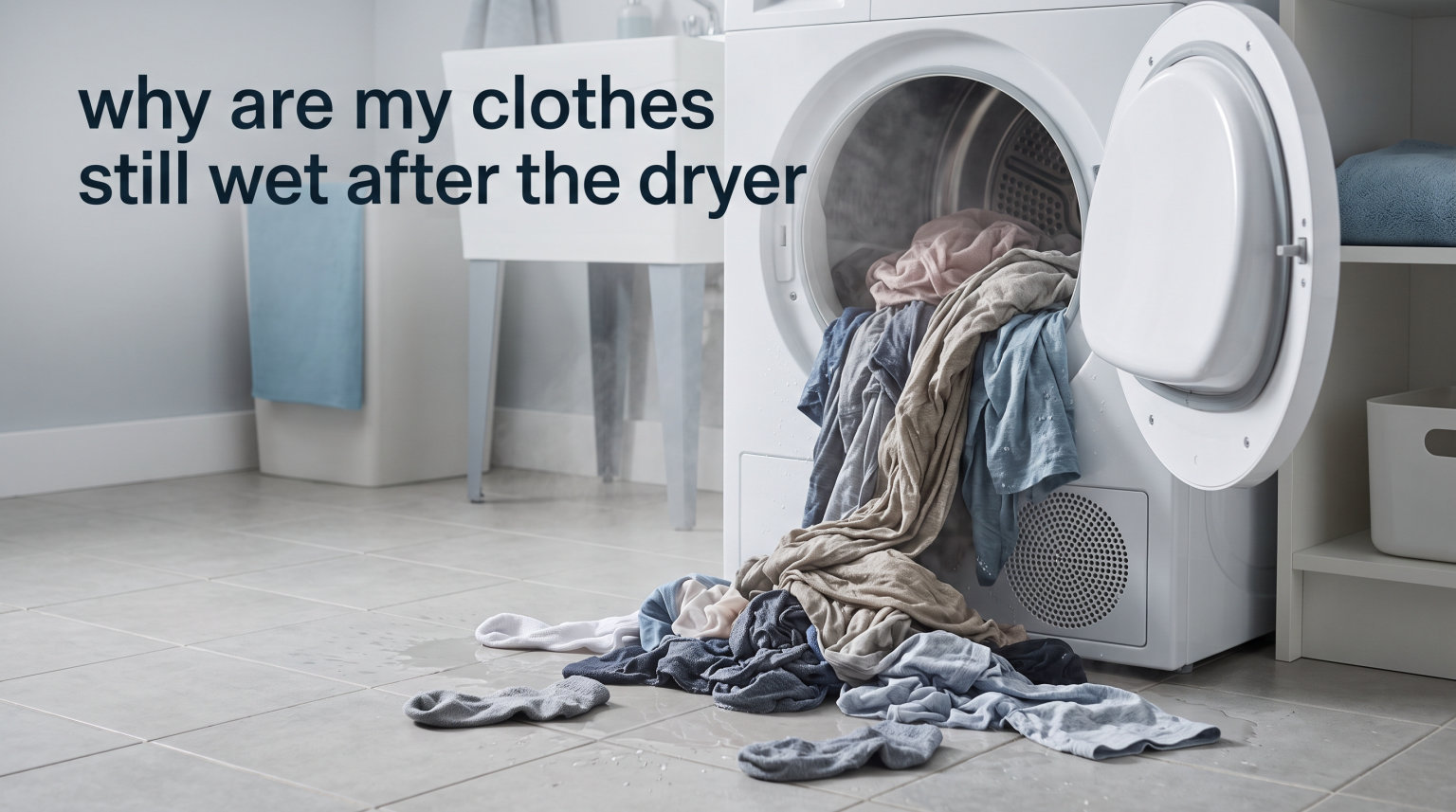 why are my clothes still wet after the dryer