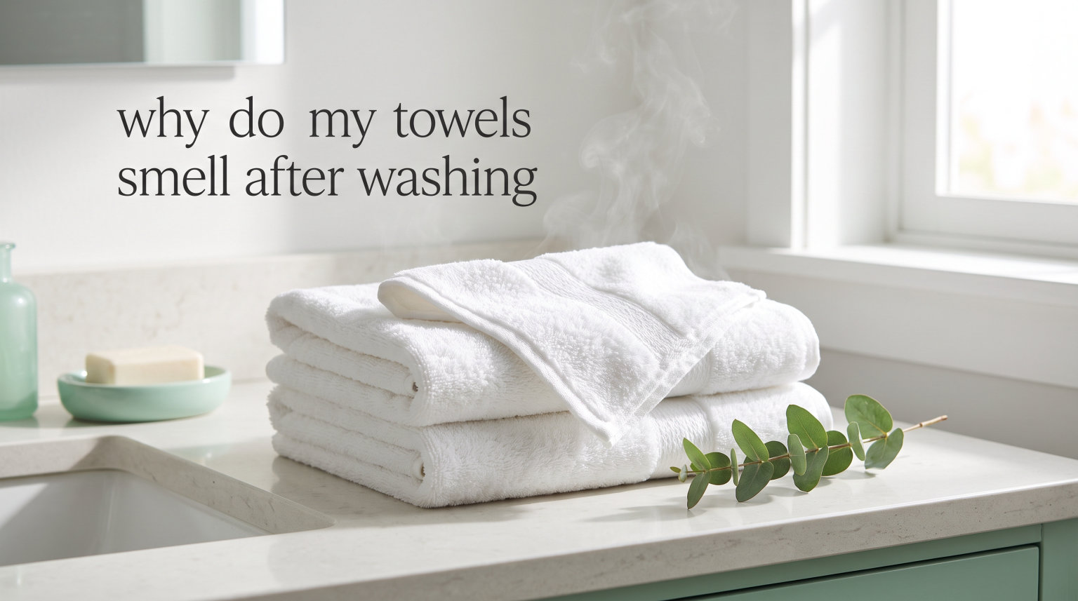 why do my towels smell after washing