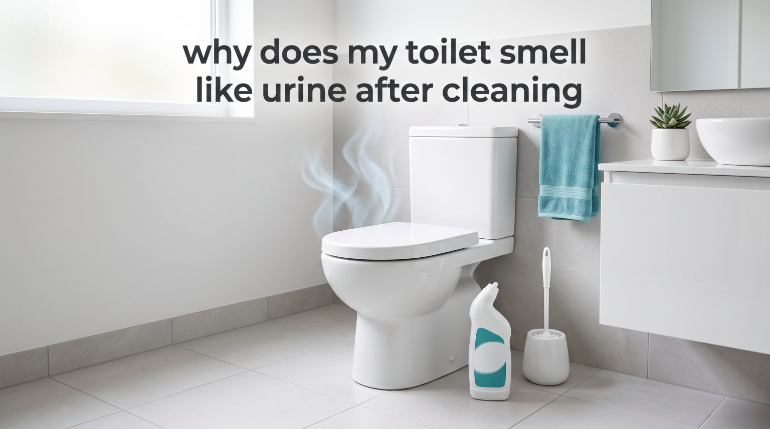 why does my toilet smell like urine after cleaning