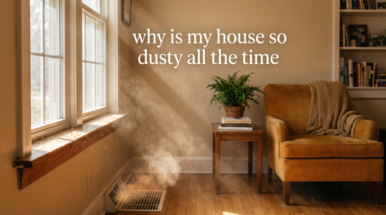 why is my house so dusty all the time
