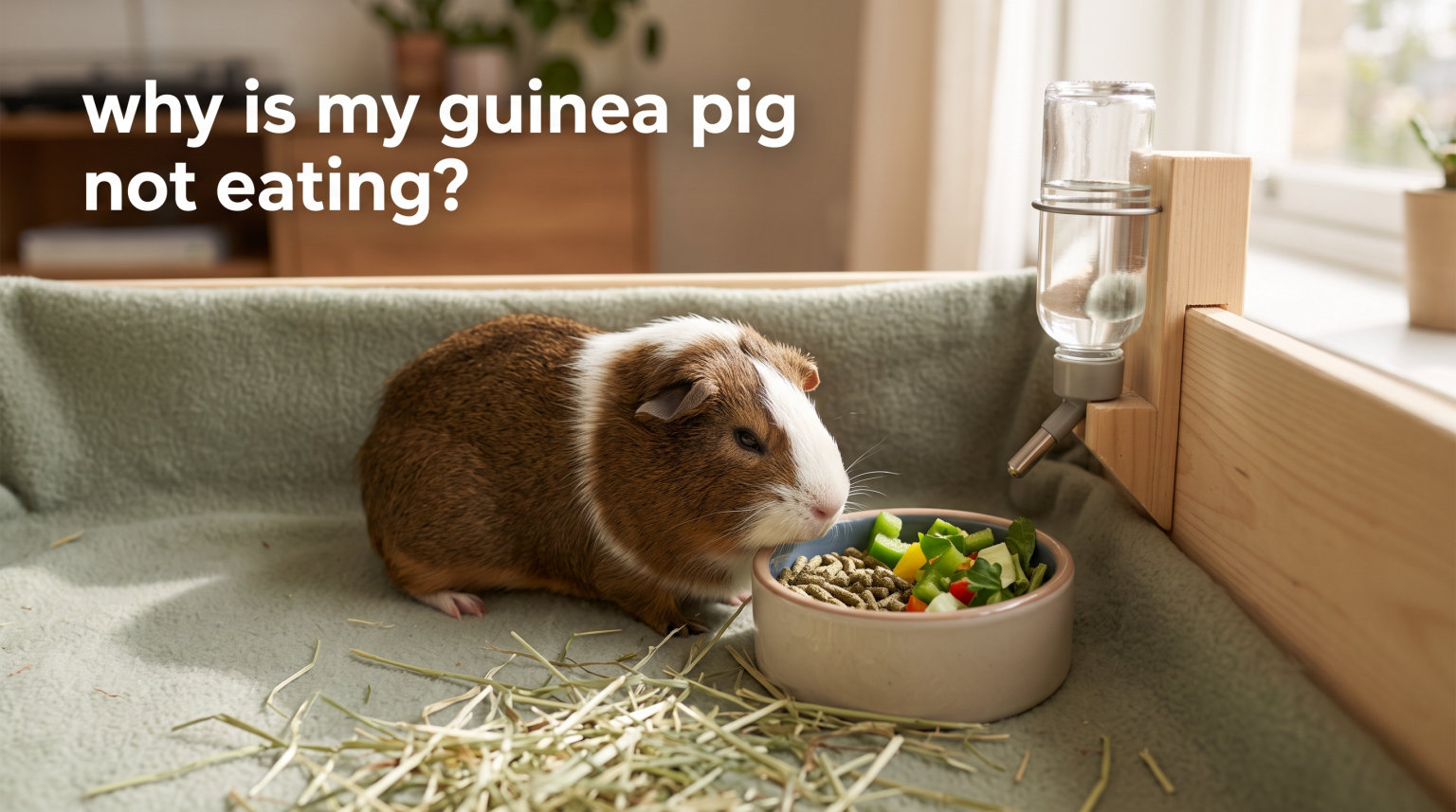 why is my guinea pig not eating