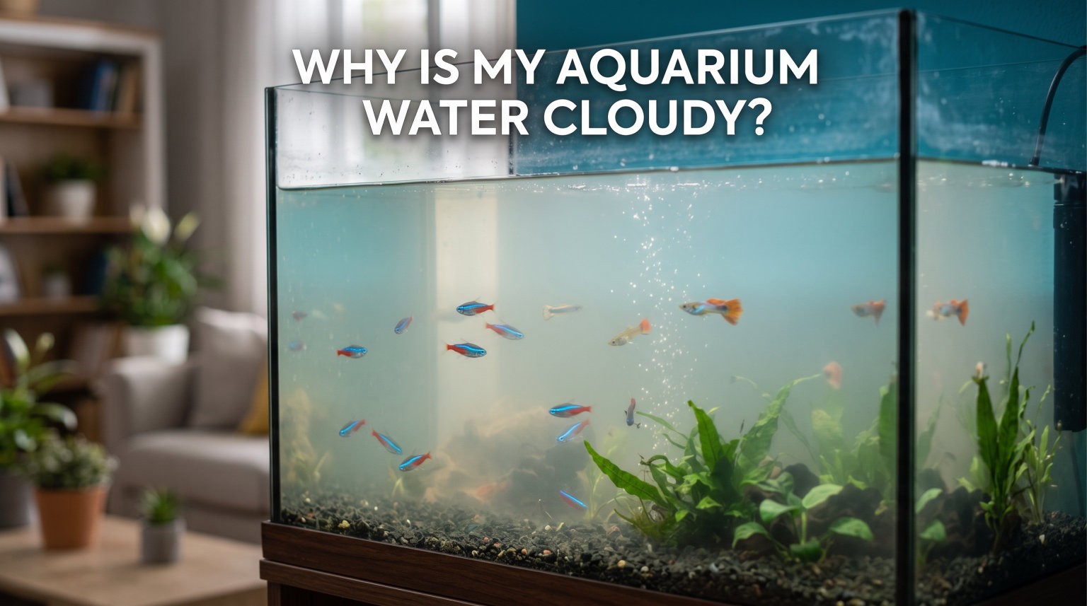 why is my aquarium water cloudy