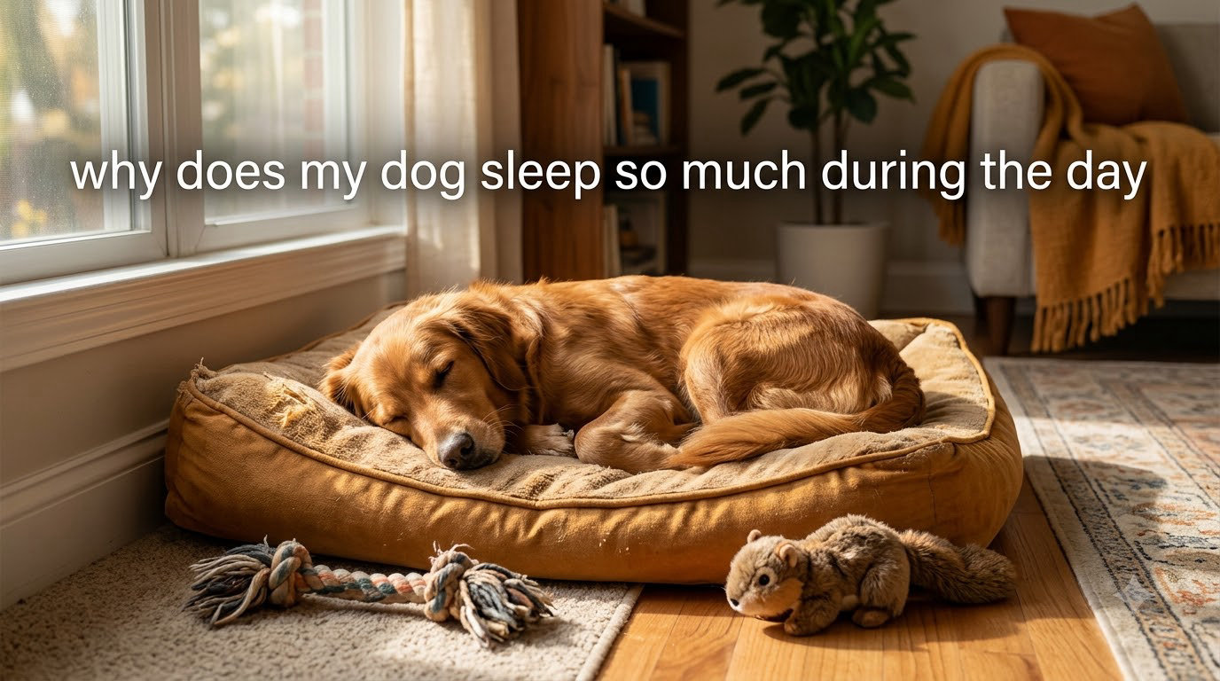 why does my dog sleep so much during the day