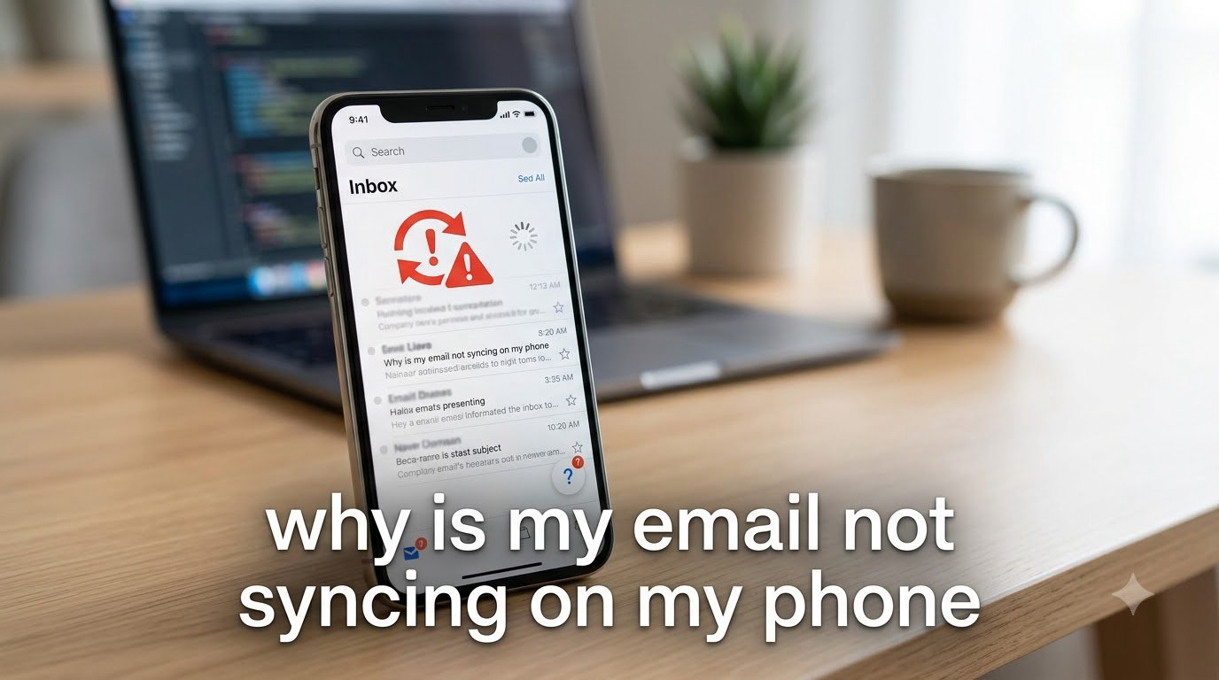 why is my email not syncing on my phone