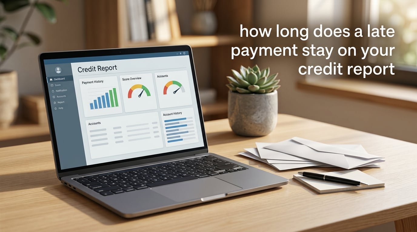 how long does a late payment stay on your credit report