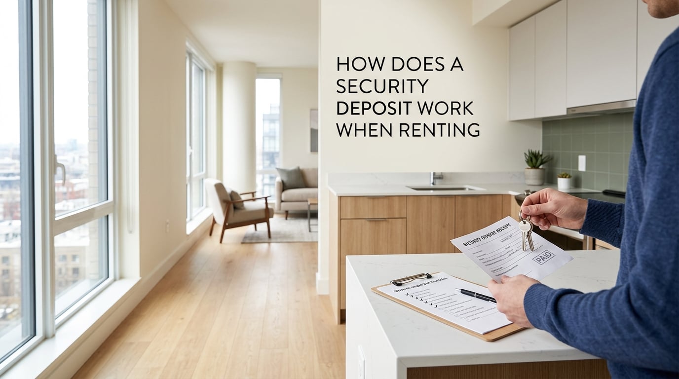 how does a security deposit work when renting