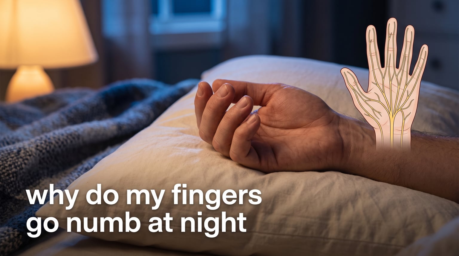 why do my fingers go numb at night