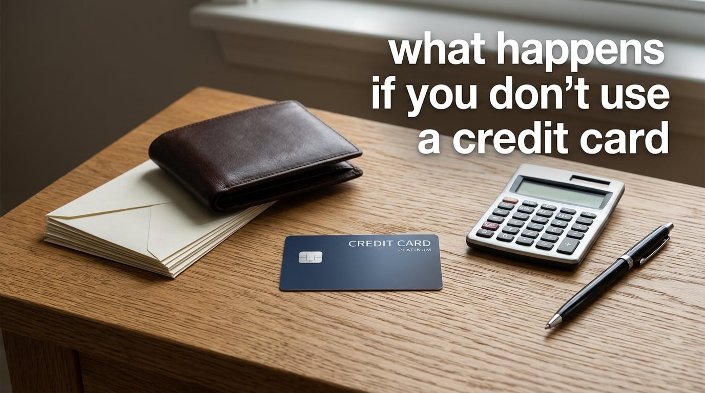 what happens if you don't use a credit card