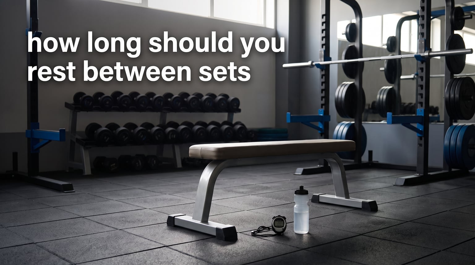 how long should you rest between sets