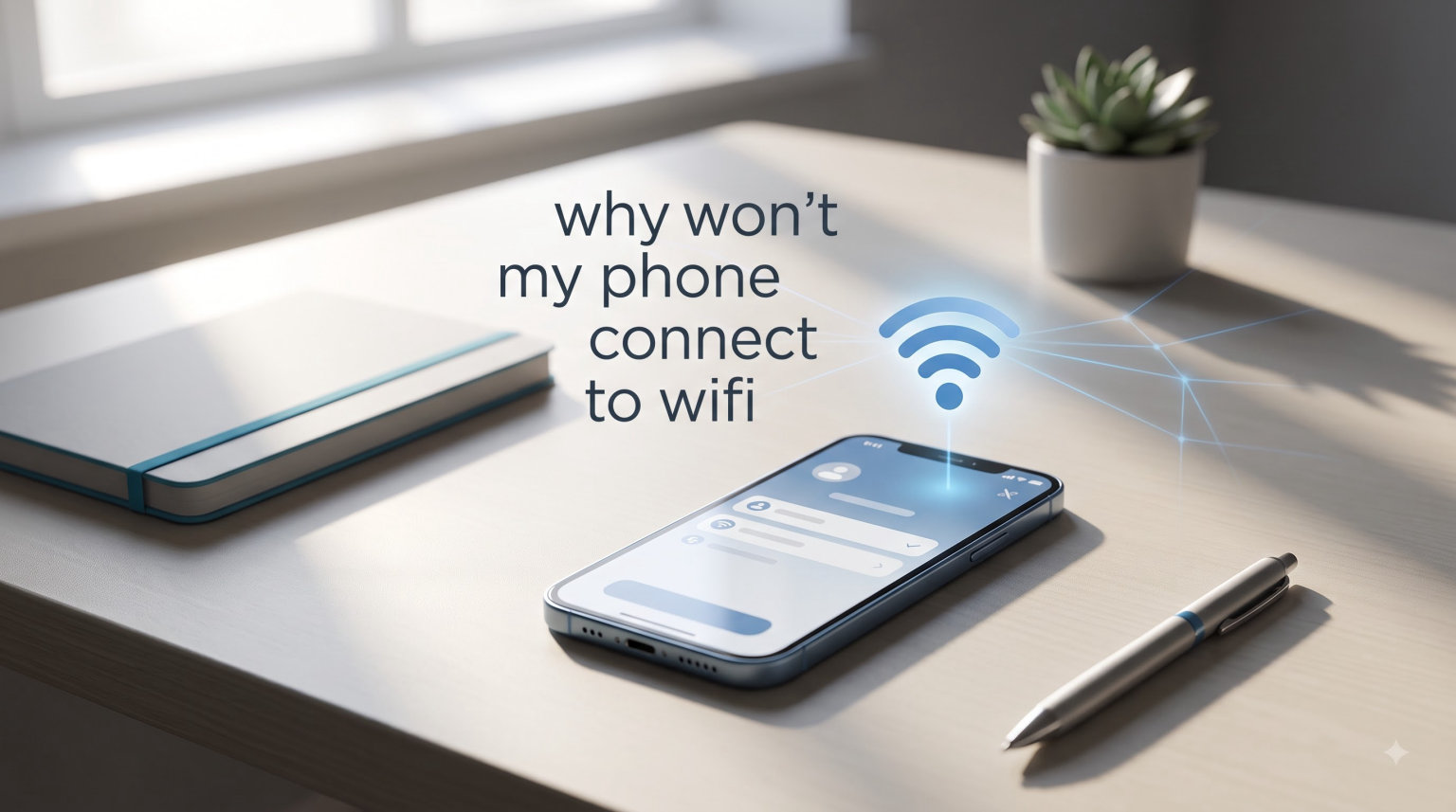 why won't my phone connect to wifi