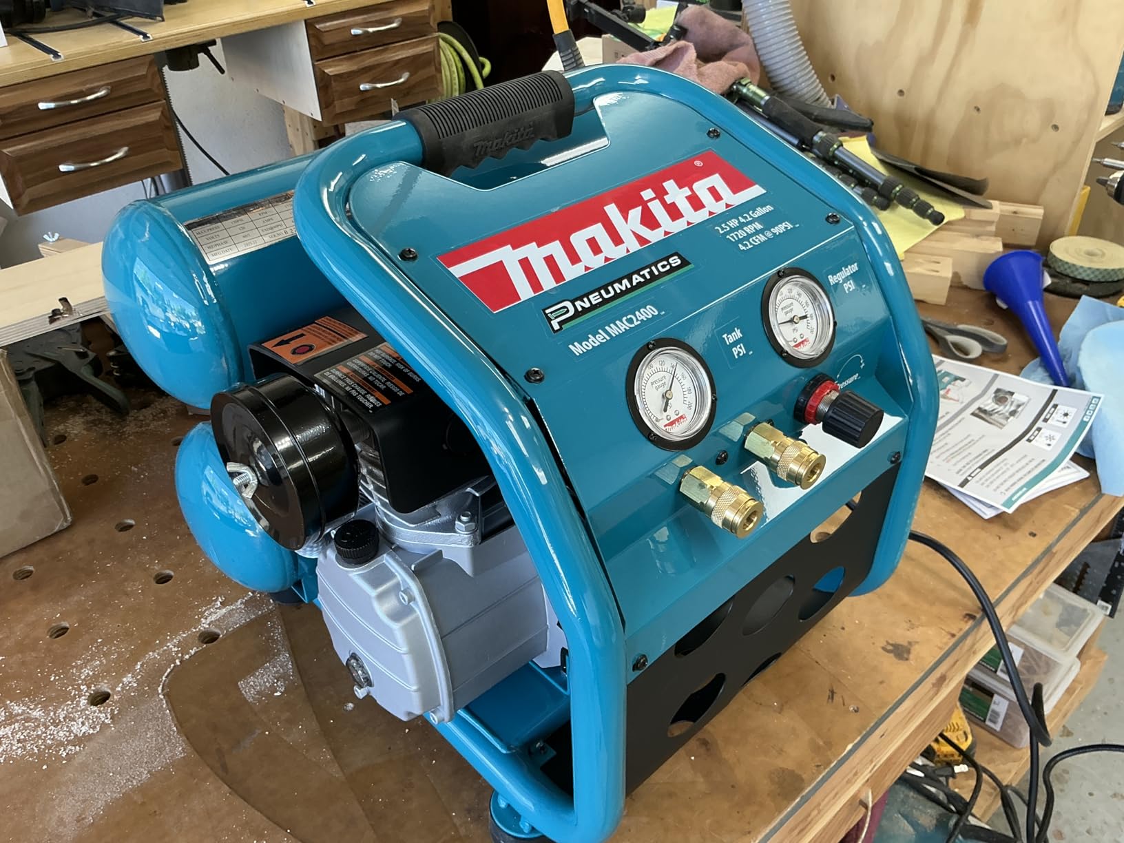 Makita MAC2400 2.5 HP* Big Bore Air Compressor customer photo 1