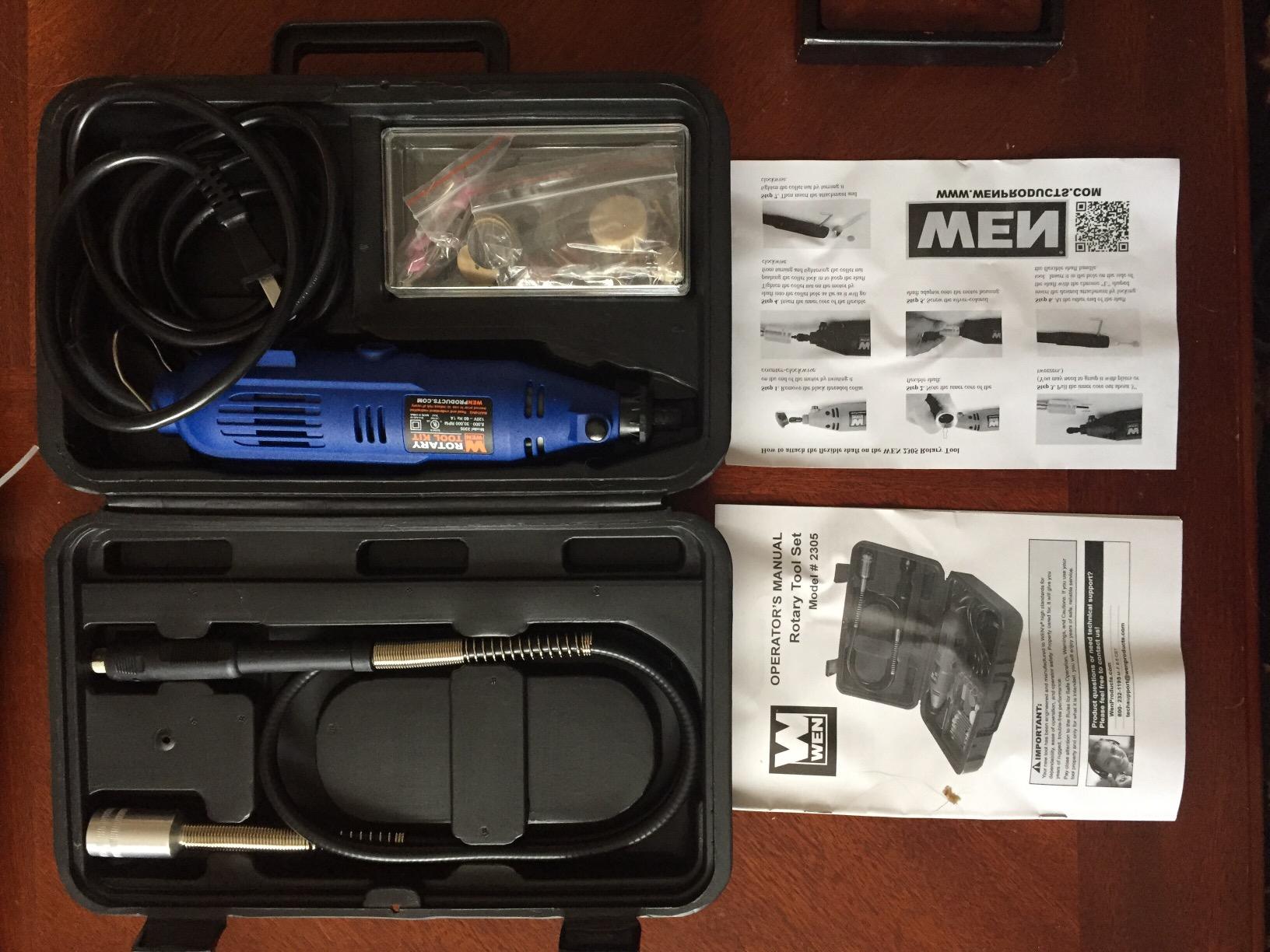 WEN 2305 Rotary Tool Kit with Flex Shaft customer photo 1