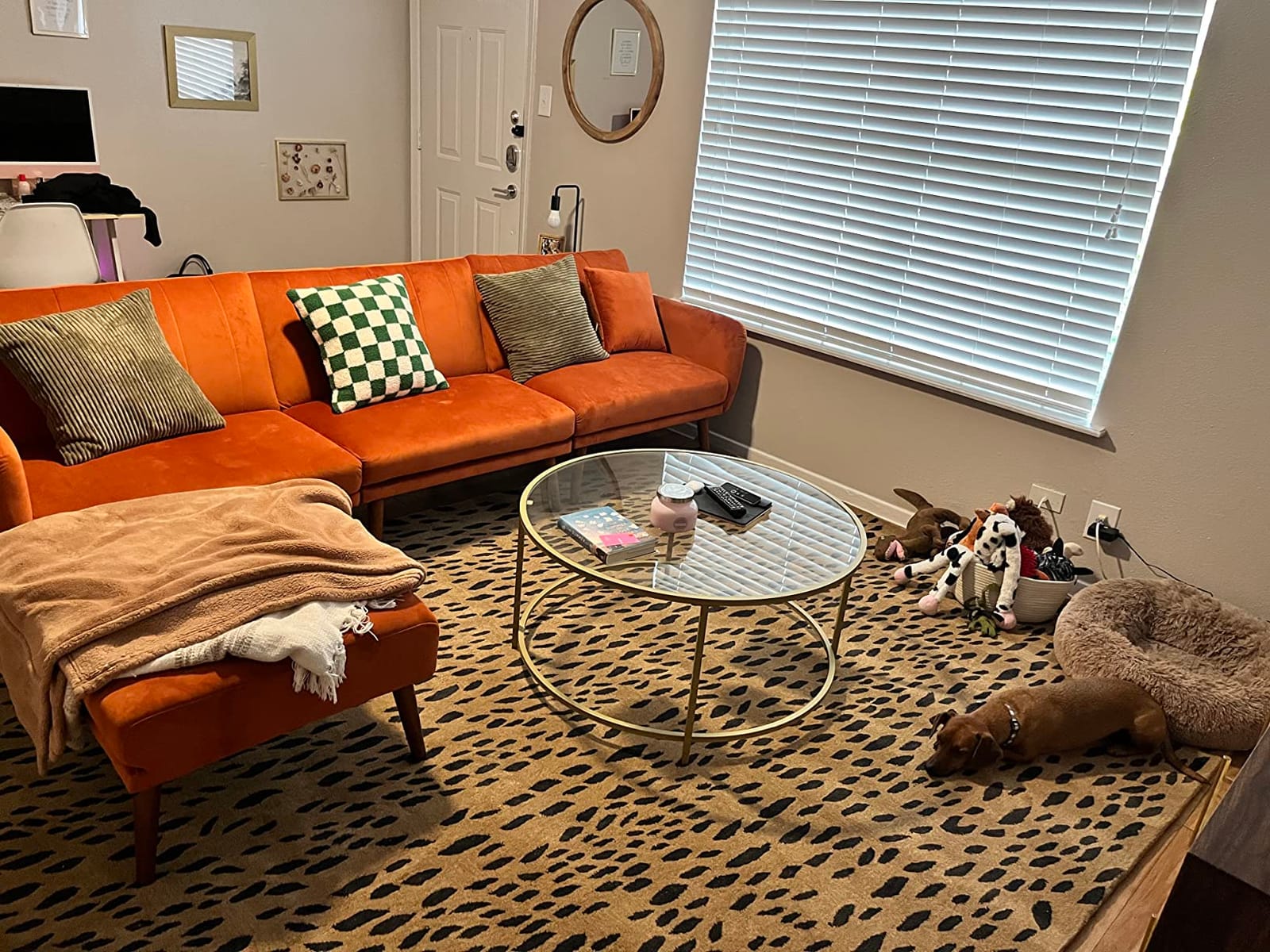 SAFAVIEH Soho Collection Area Rug - 6' x 9', Beige & Brown, Handmade Wool, Ideal for High Traffic Areas in Living Room, Bedroom (SOH721A) customer photo 2