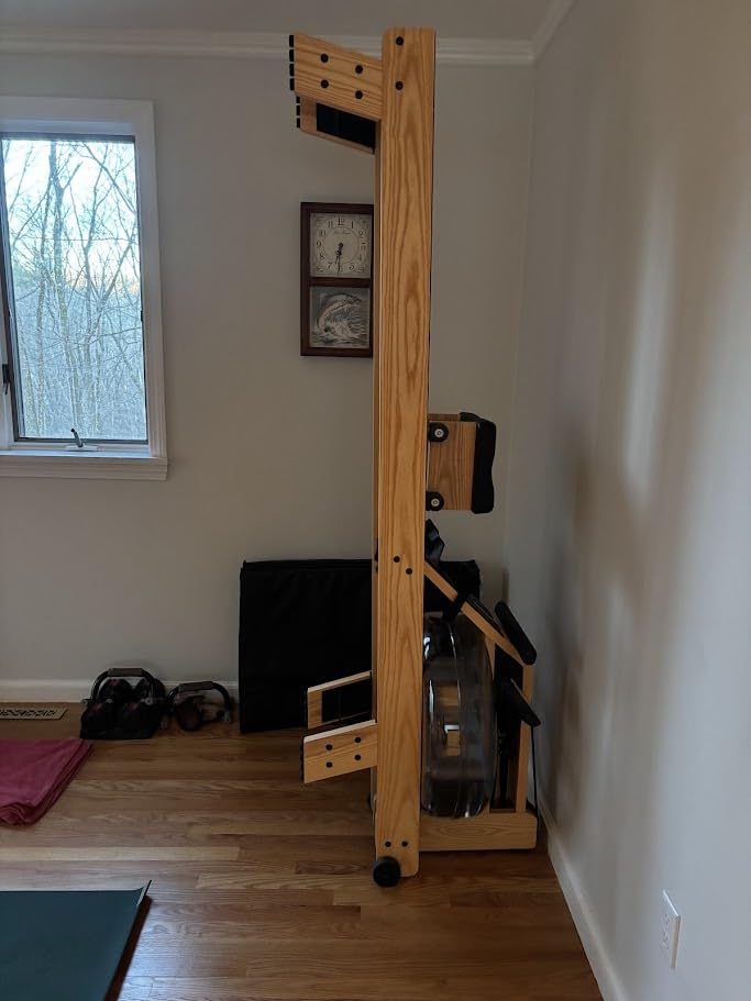 WaterRower Ash Rowing Machine with S4 Monitor | USA Made Water Rower | Original Handcrafted Erg Row Machine for Home Use & Gym customer photo 2