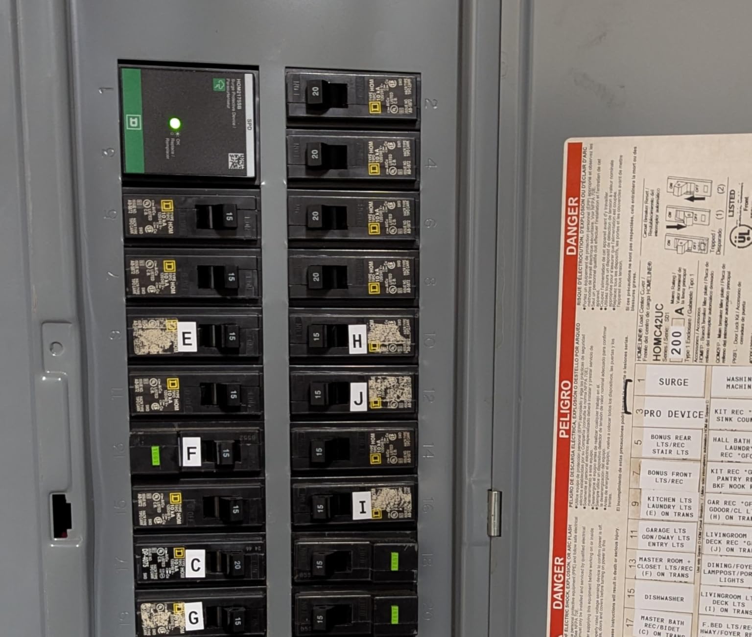 Square D by Schneider Electric HOM2175SB Homeline SurgeBreaker, Surge Protection Device, 25kA, 120/240V, 1-Phase, 3-Wire customer photo 1