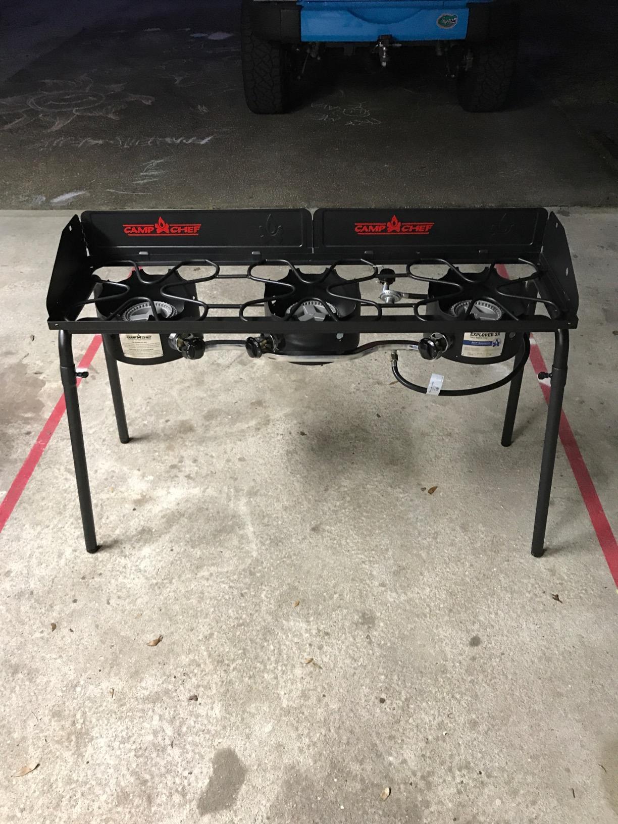 Camp Chef Explorer 3X Three-Burner Stove, Cast-Aluminum Burners, High Output Propane Camp Stove for Outdoor Cooking customer photo 2