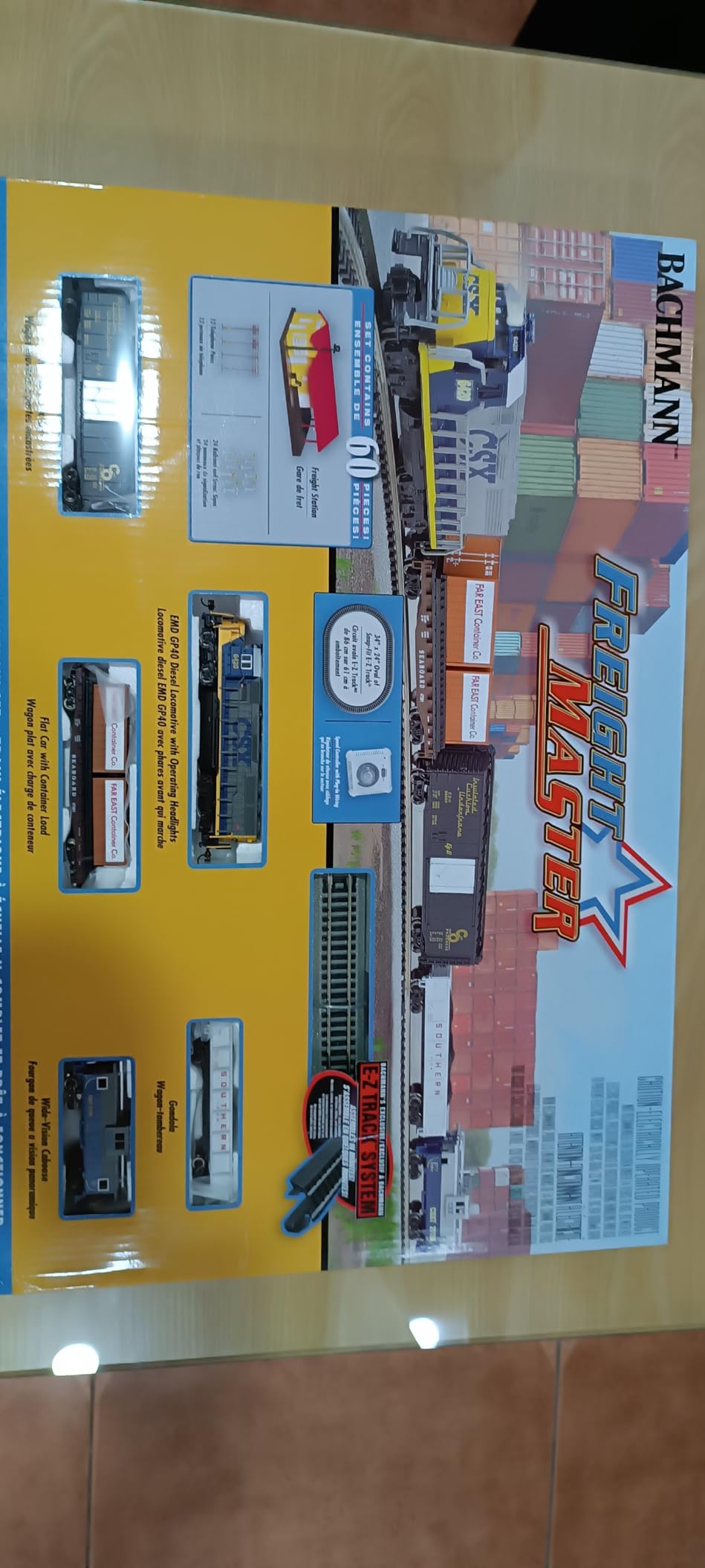 Bachmann Trains - Freightmaster Ready To Run 60 Piece Electric Train Set - N Scale,Silver customer photo 1