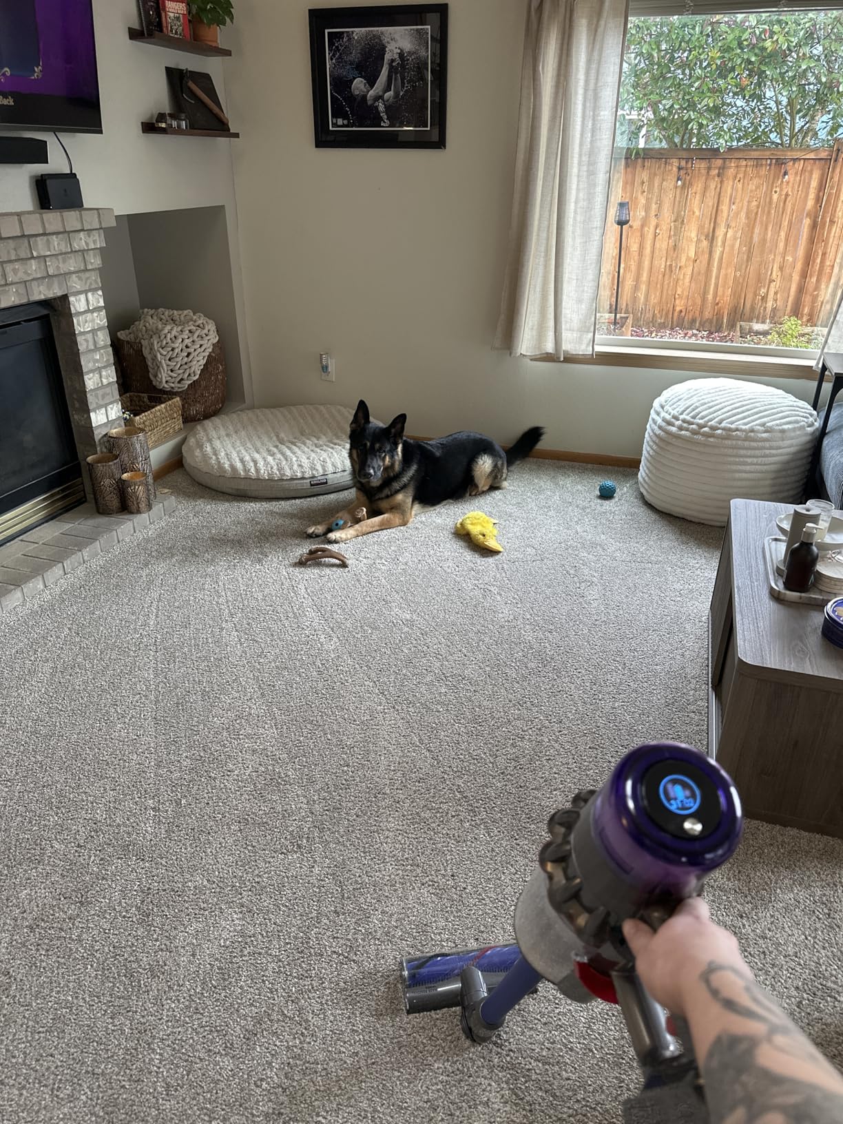 Dyson V11 Origin Cordless Vacuum, 185AW, 3 Power Modes, Up to 60 Minutes,² Deep Cleans Hard Floors and Carpets, Detangles pet Hair, Converts to Handheld customer photo 1