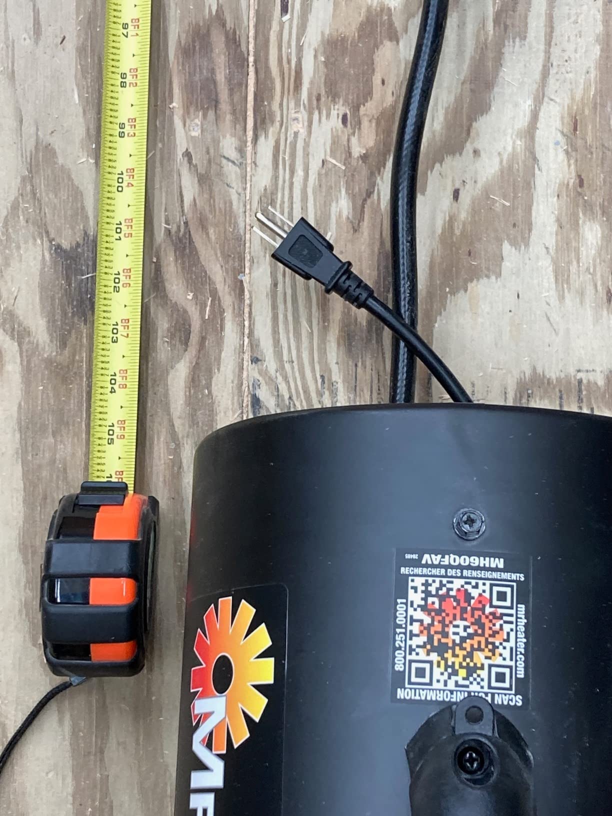 Mr. Heater 60,000 BTU Quiet Burner Technology Forced Air Propane Heater customer photo 2