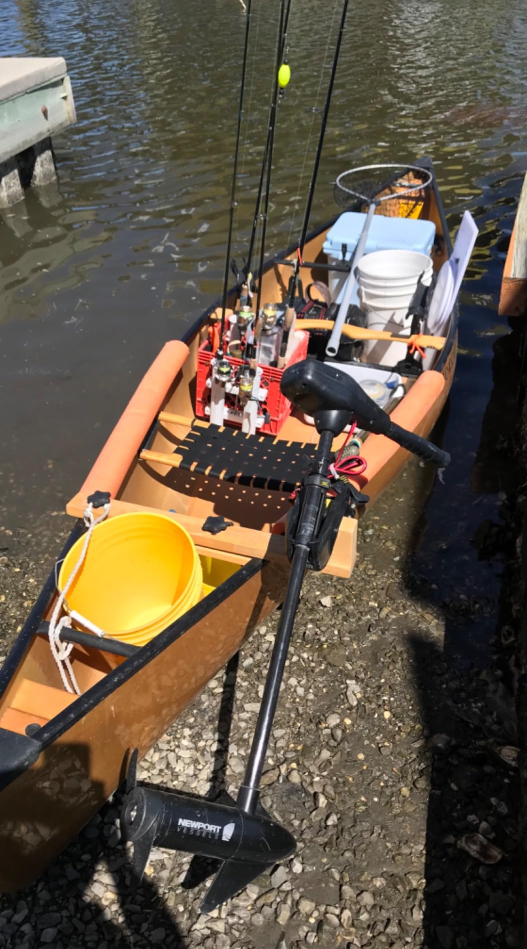 Newport NV-Series Thrust Saltwater Transom Mounted Trolling Electric Trolling Motor w/LED Battery Indicator customer photo 1