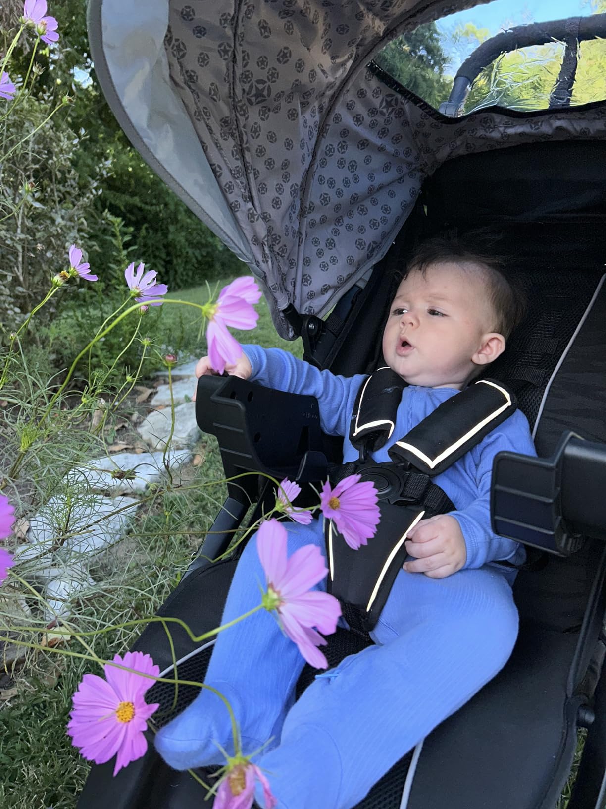 Jeep Cross-Country Sport Plus Jogging Stroller by Delta Children, Charcoal Galaxy customer photo 2