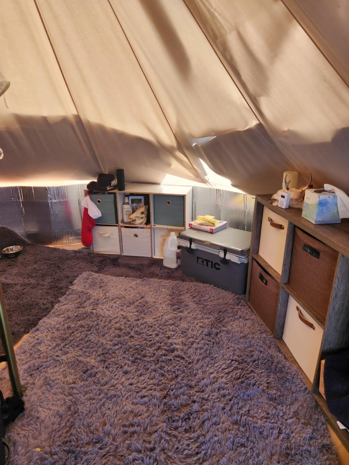 B5PRO Canvas Bell Tent with Stove Jack 13ft/16.4ft/20ft | 4 Season Camping, Waterproof 300GSM Cotton, Side Wall AC Port, 4/6/8 Person, All Year Living, Luxury glamping Yurt customer photo 2