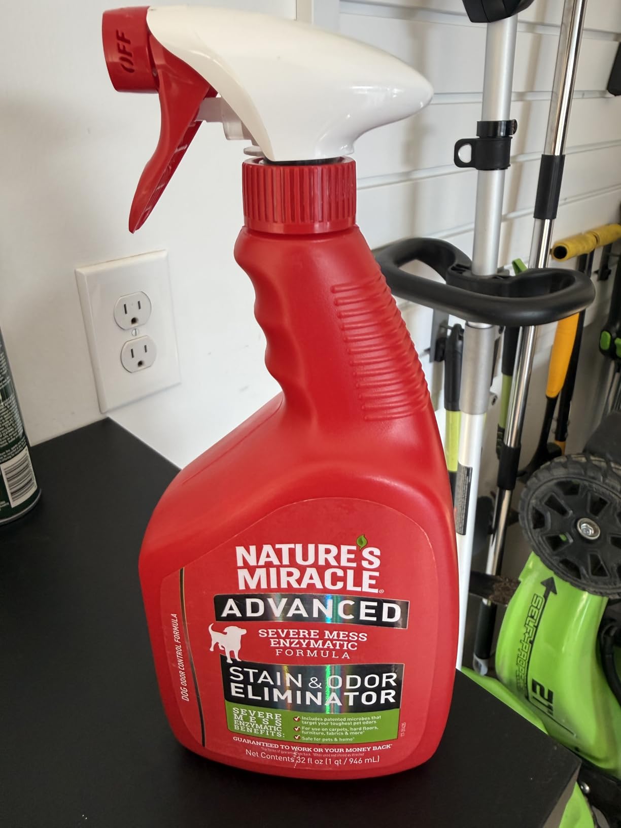 Nature’s Miracle Advanced Dog Stain & Odor Eliminator, Severe Mess, 32 oz customer photo 1