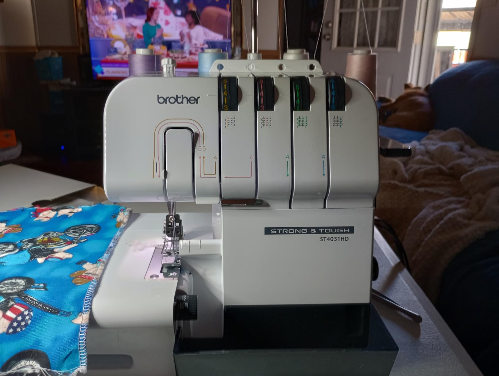 Brother ST4031HD Serger, Strong & Tough Serger, 1,300 Stitches Per Minute, Durable Metal Frame Overlock Machine, Large Extension Table customer photo 2