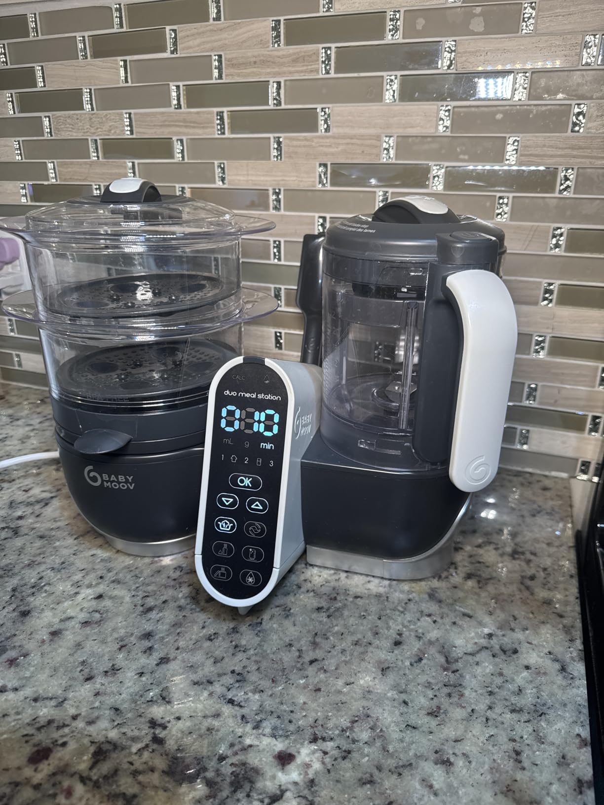 Babymoov Duo Meal Station: 6-in-1 Baby Food Maker | Steams, Blends, Warms, Defrosts, Sterilizes customer photo 2