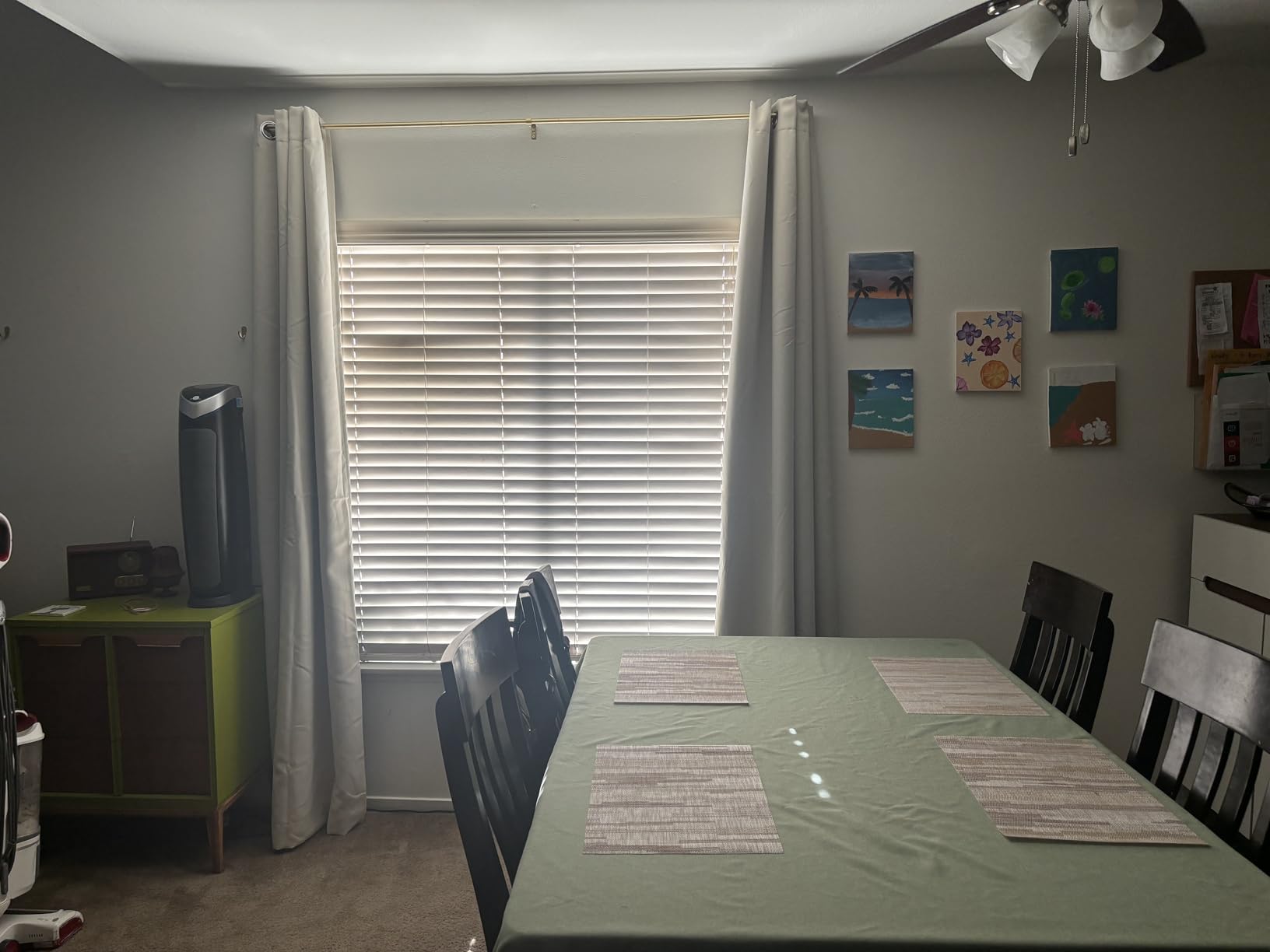 NICETOWN White 100% Blackout Curtains 84 inch Long for Bedroom 2 Pieces customer photo 2