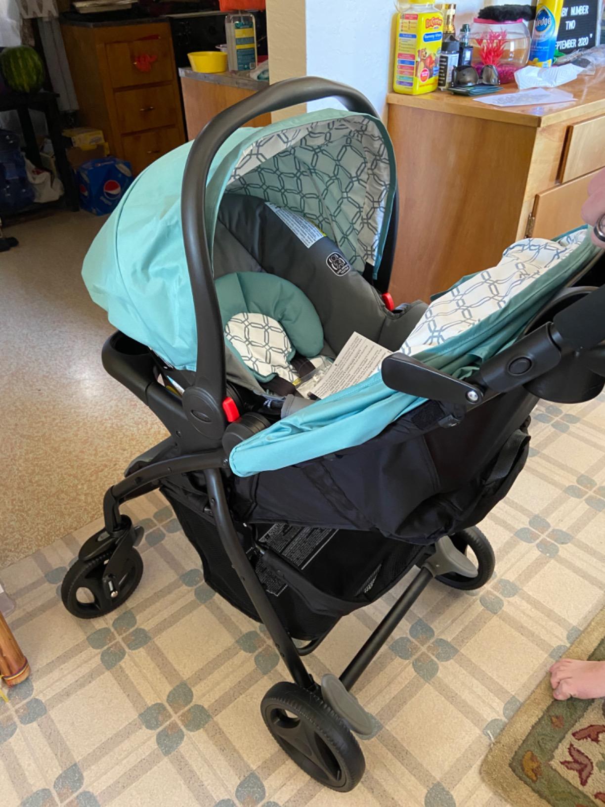 Graco Verb Travel System | Includes Verb Stroller and SnugRide 30 Infant Car Seat, Merrick customer photo 2