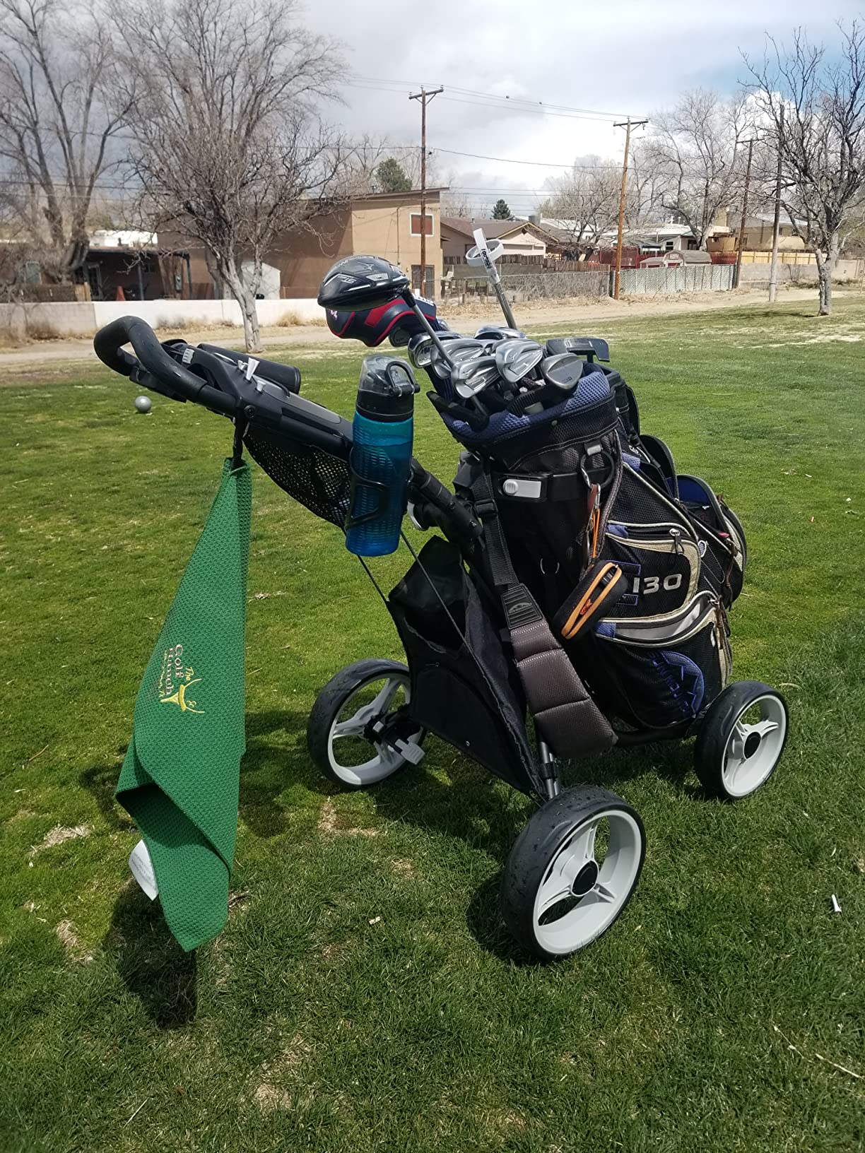 Caddytek CaddyTek Superlite 4 Wheel Golf Push Cart, Explorer Version 8 customer photo 1