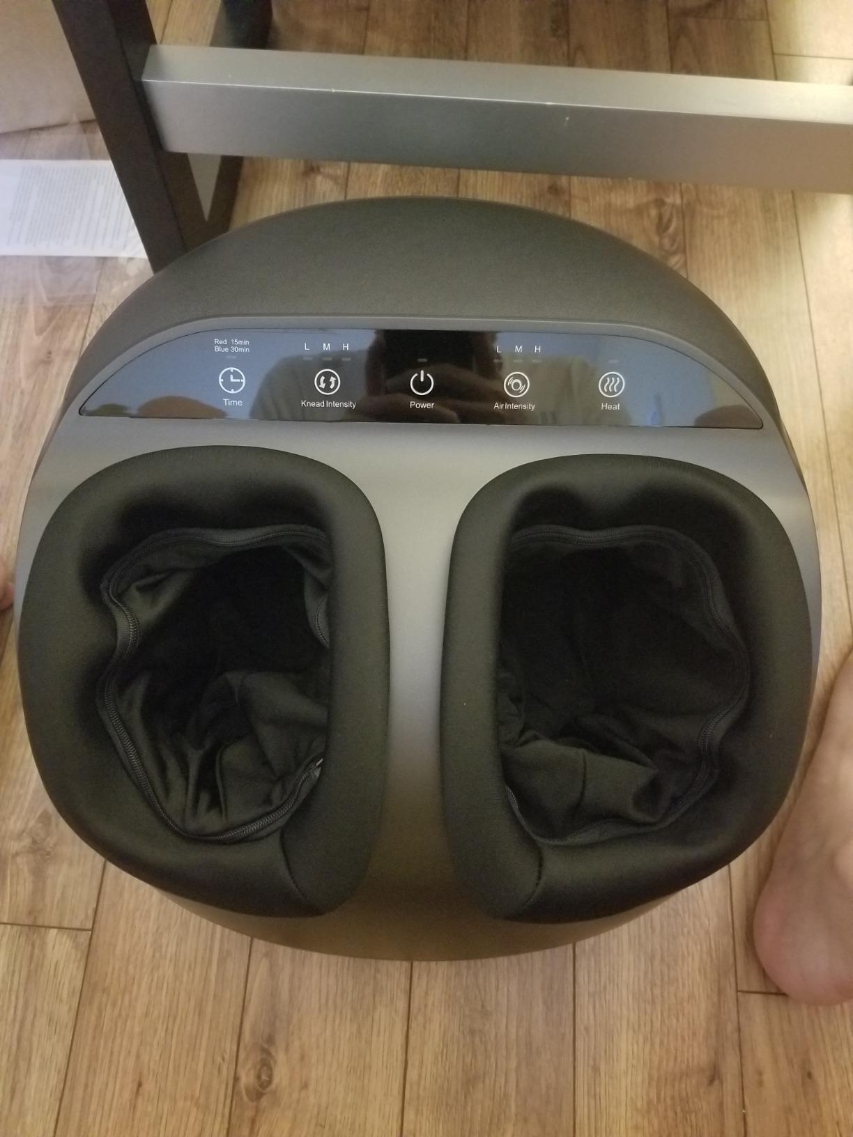 RENPHO Full Foot Massager with Heat, Deep Shiatsu for Plantar Fasciitis customer photo 1