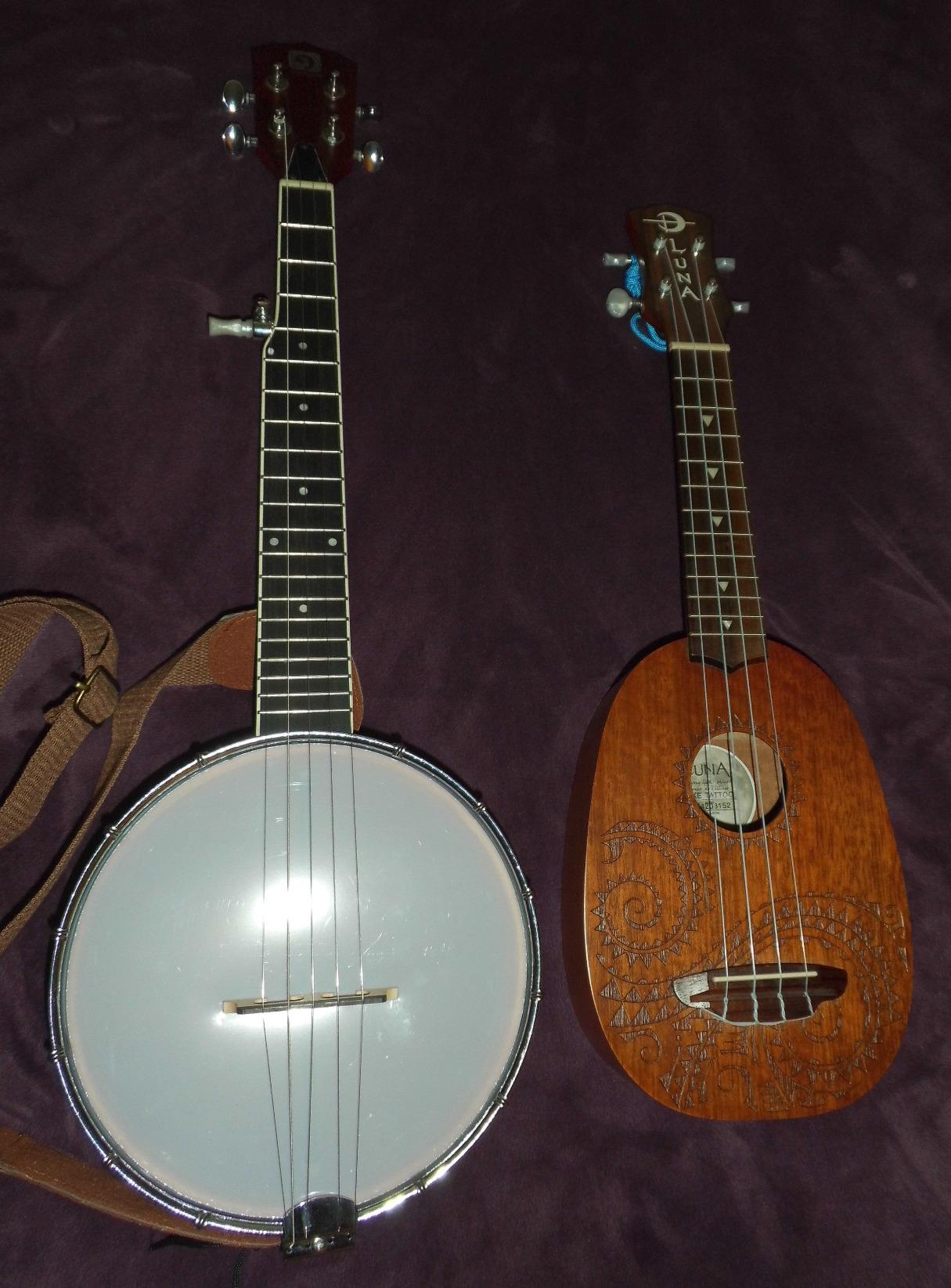 Vangoa 5 String Banjo 26 Inch, MINI Travel Banjo Beginner Kit with Remo Head, Open Back & Closed Solid Back with beginner Kit, Comfortable Carrying Bag customer photo 2