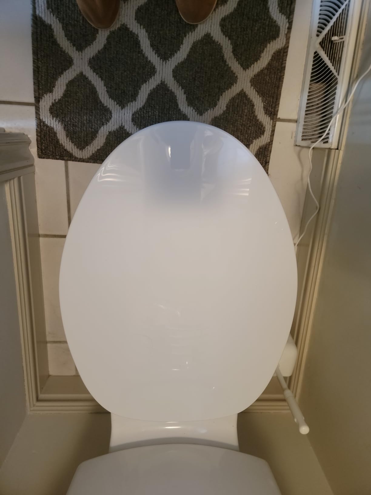 KOHLER 10349-0 PureWarmth Heated Elongated Toilet Seat, Soft Close, Quiet-Close, Night Light, White customer photo 2