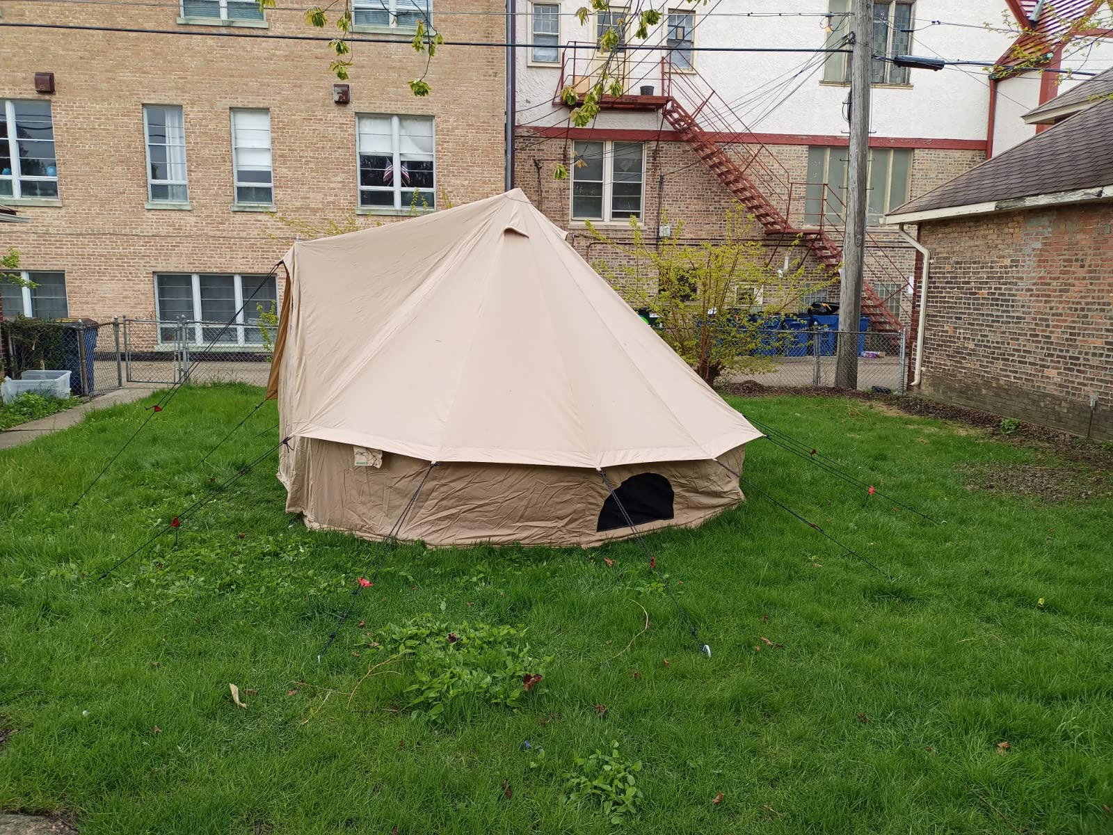 WHITEDUCK Regatta Canvas Bell Tent - w/StoveJack, Waterproof, 4 Season Luxury Camping and Glamping Yurt Tent Outdoor customer photo 2