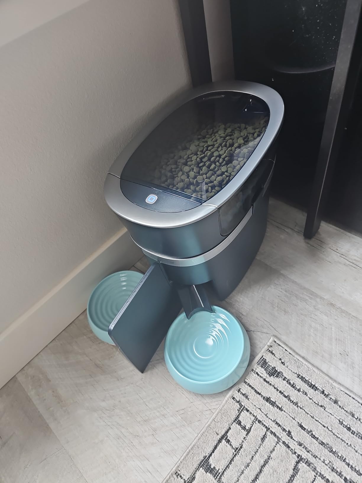 PetSafe Smart Feed, Electronic Pet Feeder for Cats & Dogs, 6L/24 Cup Capacity, Programmable Mealtimes, Alexa, Apple & Android Compatible, Backup Batteries Ensure Meal Delivery During Power Outage customer photo 2