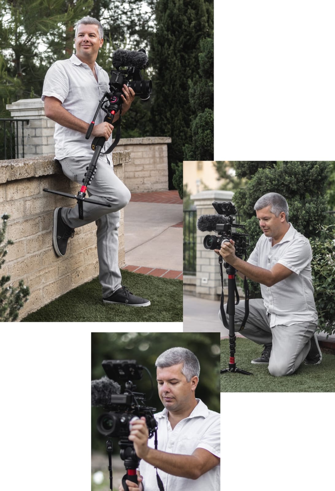 Avella CD324 Carbon Fiber Video Monopod Kit | Fluid Head, Removable Feet, 71 Inch, Max Load 13.2 LB, Canon Nikon Sony Olympus Panasonic DSLR customer photo 2