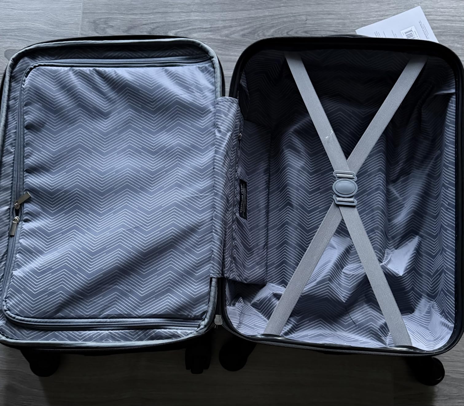 Chicago Hardside Expandable Spinner Luggages, Navy Blue, 5 Piece Set, TCL-77995-410 customer photo 1