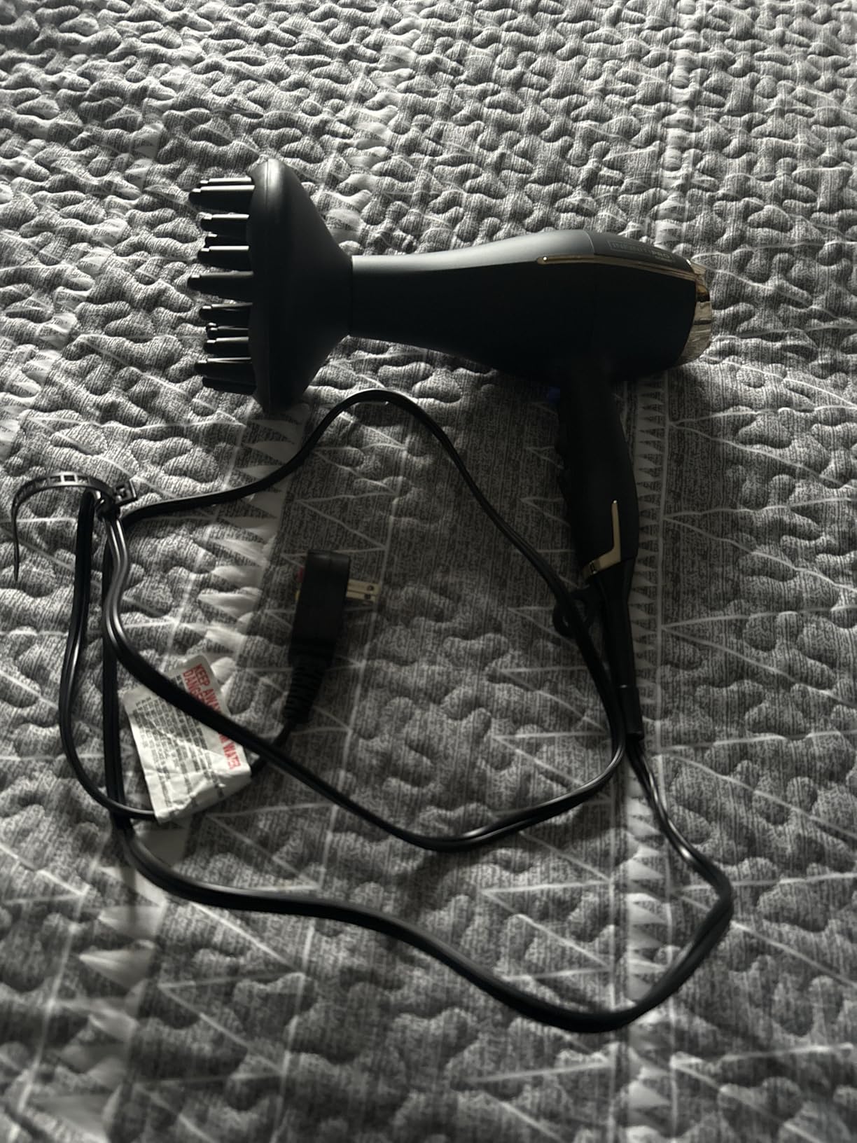 Conair InfinitiPRO AC Motor Pro Hair Dryer | Professional Ionic Ceramic Blow Dryer for Faster, Frizz-Free Drying on All Hair Types, Black, 650AMZL customer photo 2