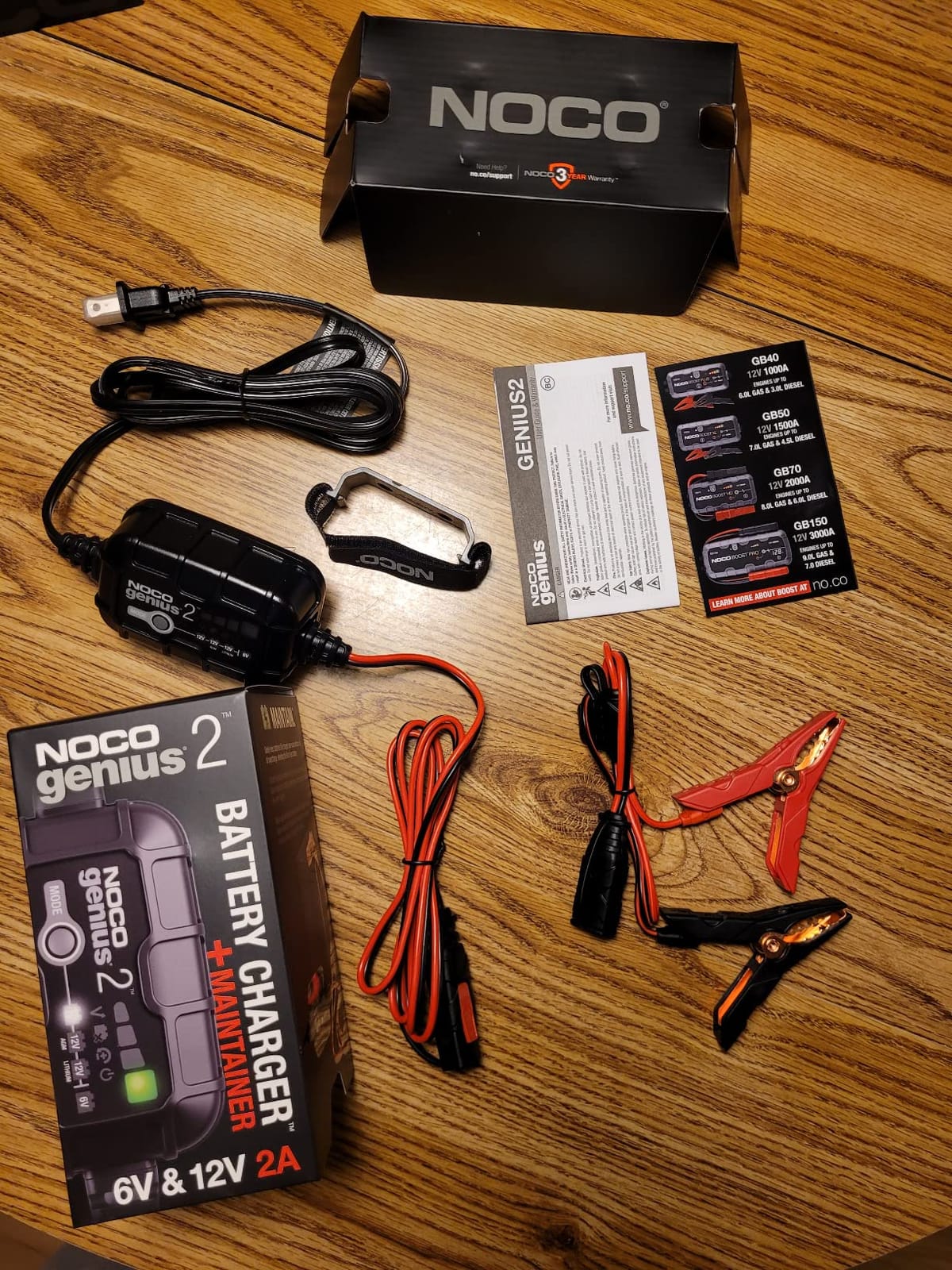 NOCO GENIUS2: 2A 6V/12V Smart Battery Charger - Automatic Maintainer, Trickle Charger & Desulfator with Overcharge Protection & Temperature Compensation - for Lead-Acid & Lithium Batteries customer photo 1