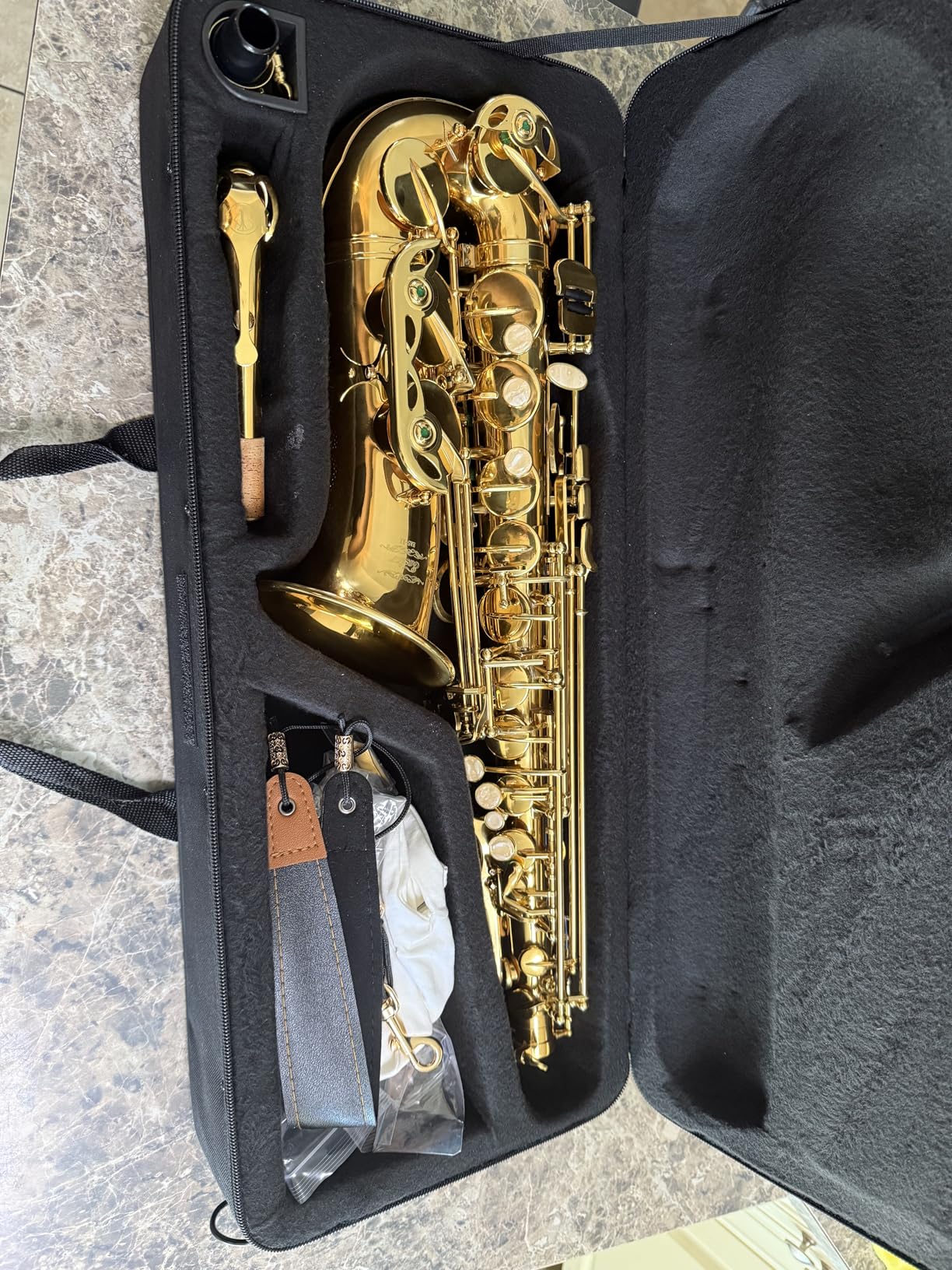 Eastar Alto Saxophone Beginner E Flat, Vintage Bronze Full Kit, AS-II-Ab customer photo 1
