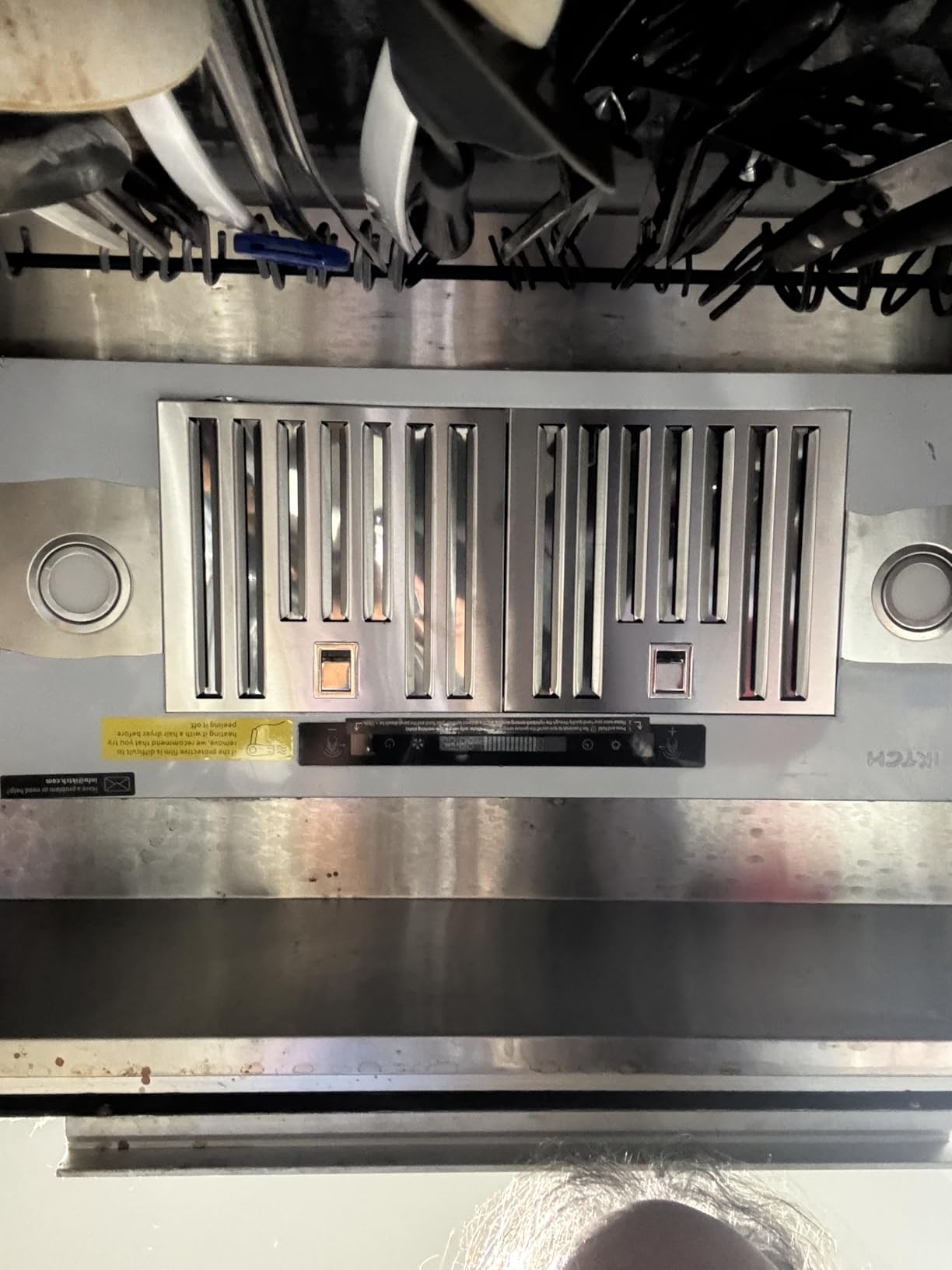 30 inch Insert Range Hood 900 CFM, Ducted/Ductless Vent Hood | Stainless Steel Built-in Kitchen Vent Hood with 4 Speed Gesture Sensing & Touch Control Panel customer photo 1