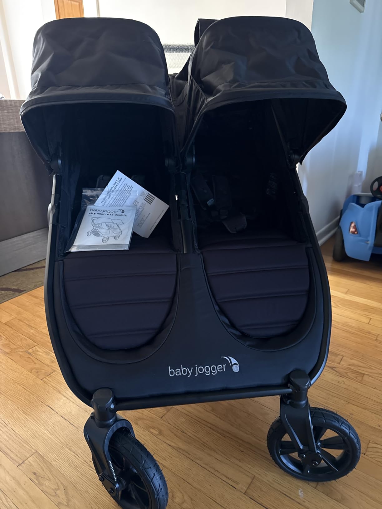 Baby Jogger City Mini GT2 All-Terrain Side by Side Double Stroller, Jet Black customer photo 1