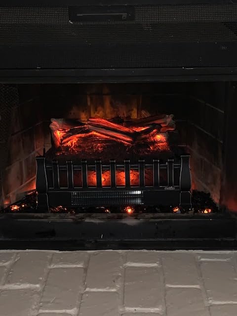duraflame Electric Log Set 1,000 Sq Ft Infrared Heater, Faux Logs Insert with LED Flames for Existing Fireplaces, Crackling Sounds, Remote Control Included customer photo 2