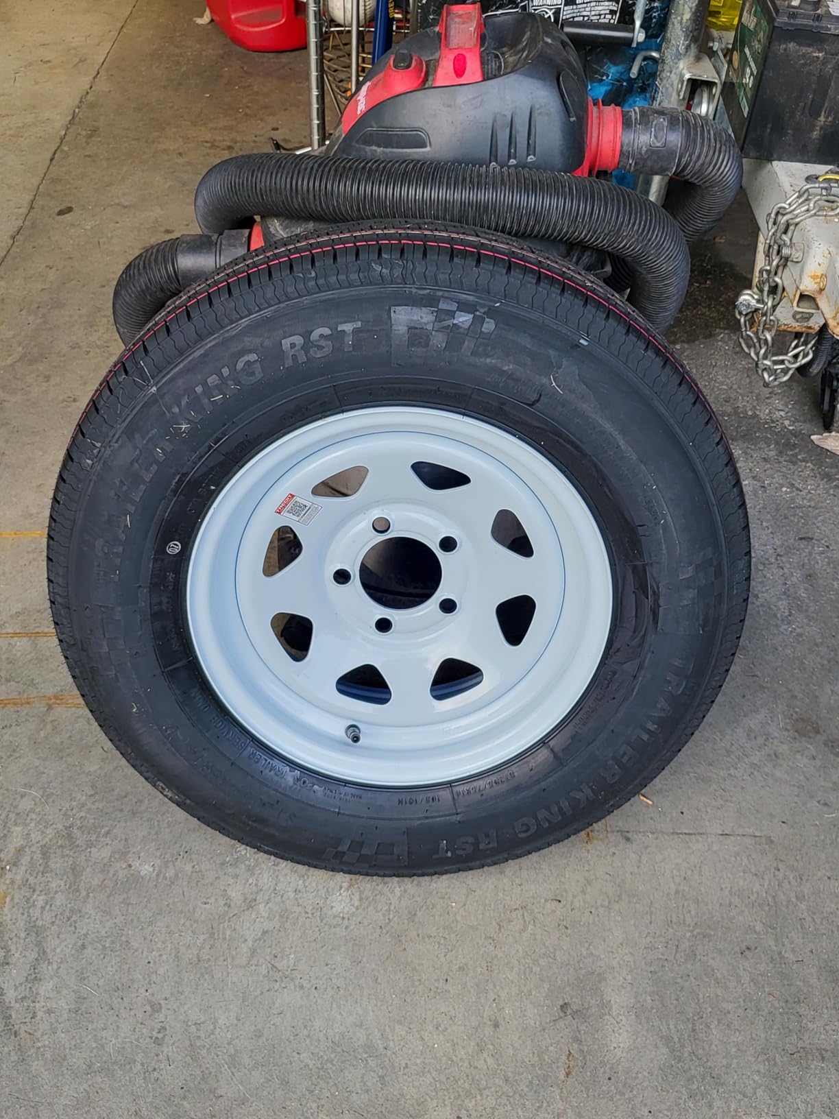 eCustomrim 2-Pack Radial Trailer Tire Rim Assembly ST205/75R14 5 Lug Load D customer photo 2